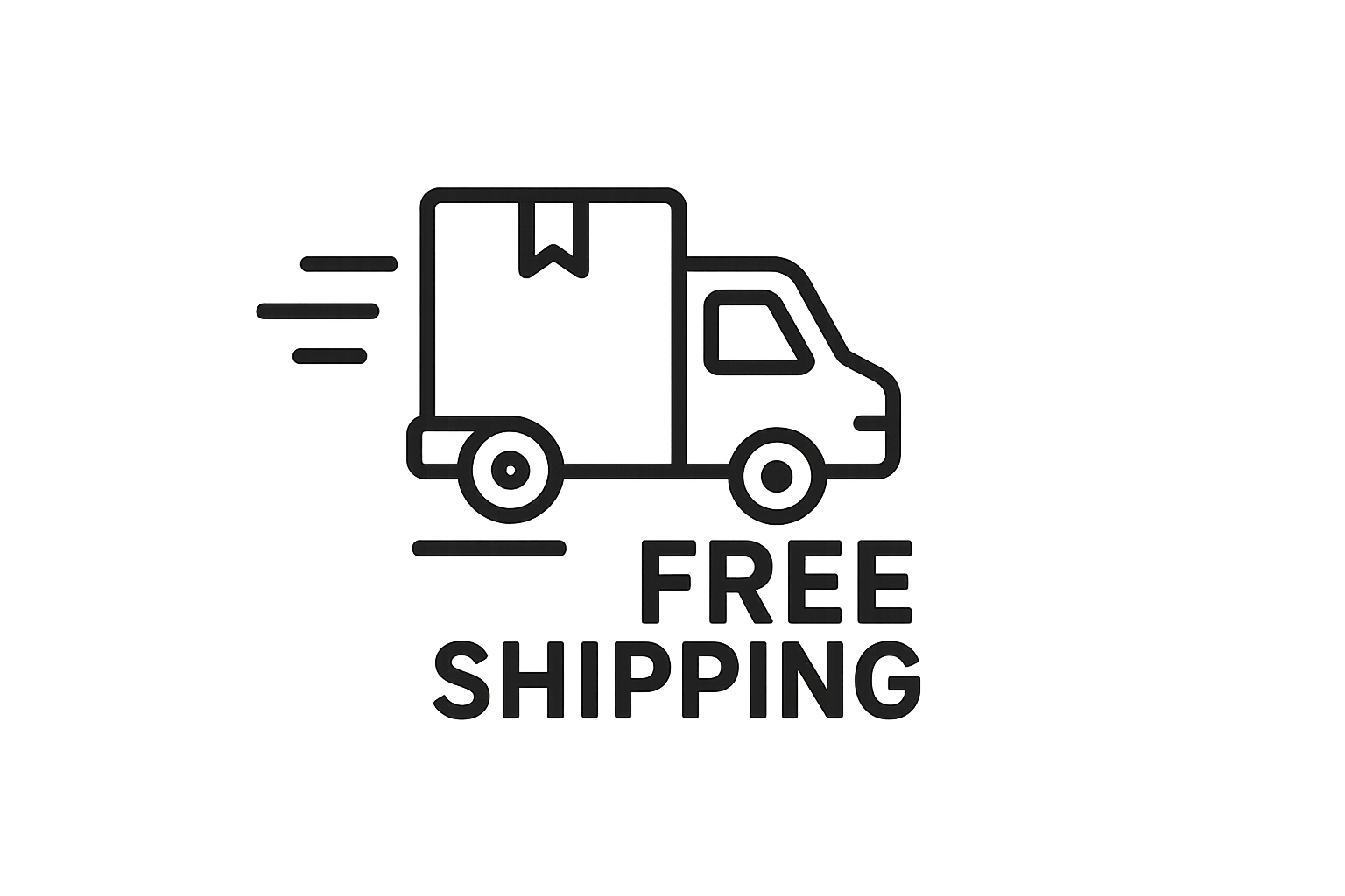 free shipping icon, transparent background